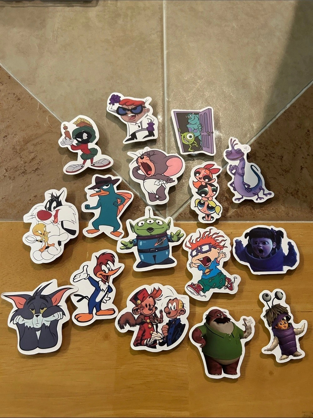 Multicolor Sticker Collection Characters
